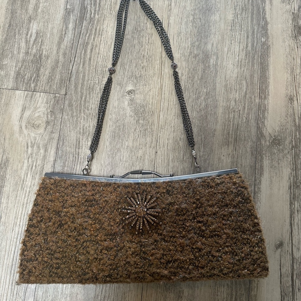 Liz Soto Vintage Boucle Clutch